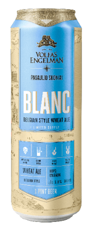 Beer Volfas Engelman BLANC, 5.0%, 0,568L