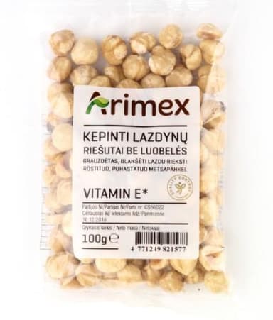 Roasted hazel peanuts ARIMEX, chopped, 100g