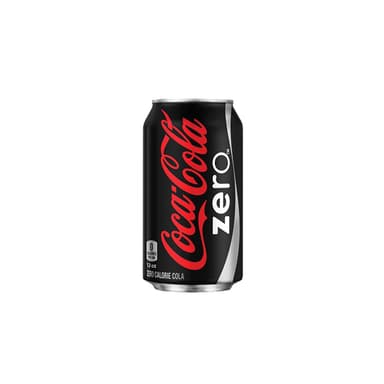 Carbonated soft drink COCA COLA Zero, 0.33l, can D