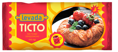 Šaldyta bemielė tešla LEVADA 450g