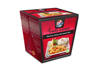 Tailandietiška Red Curry vištiena su jazminų ryžiais, 350 g,