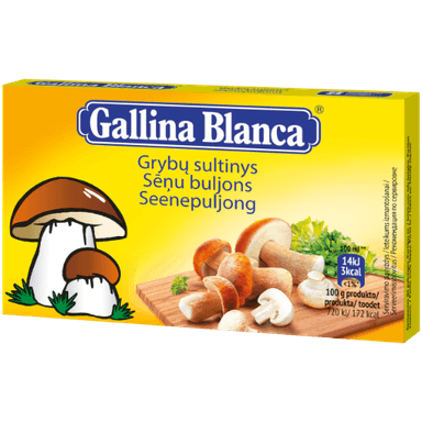 Mushroom soup GALLINA BLANCA, 8 pcs. (80 g.)