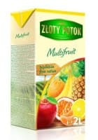 Multifruit drink ZLOTY POTOK, 2 l