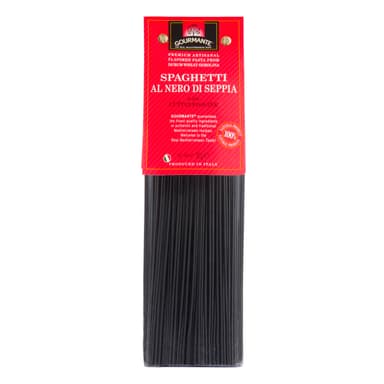 Pasta GOURMANTE, Spaghetti, with cuttlefish ink, 500 g
