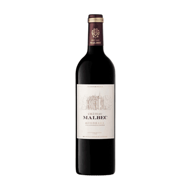 Red dry wine CHATEAU MALBEC BORDEAUX AOP, 12.5 %