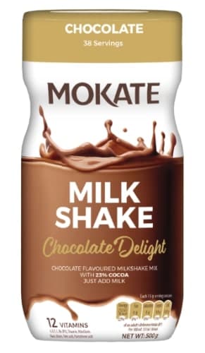 Milkshake powder MOKATE, chocolate flavor, 500g