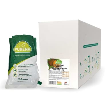 Orange juice drink concentrate with sweeteners 100% 4x2,5 kg