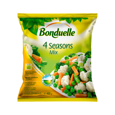 Šaldytas daržovių mišinys BONDUELLE 4 metų laikai, 400 g