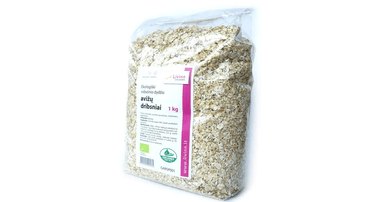 Medium-coarse organic oat flakes