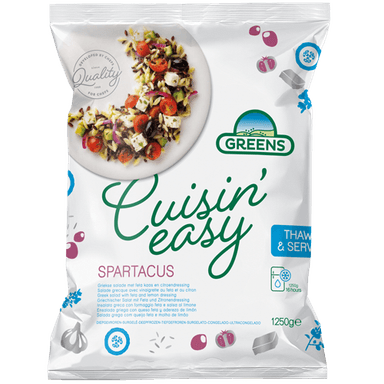 Frozen salad GREENS Spartacus, 1,25 kg