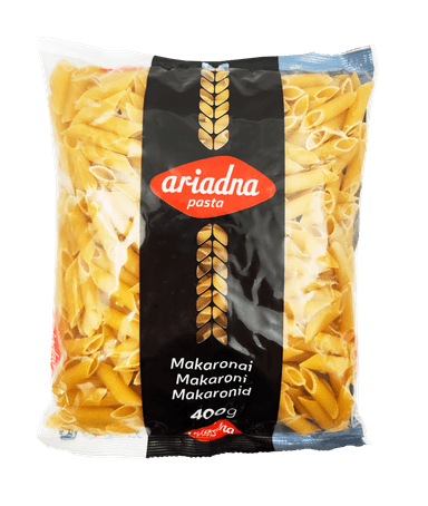 Makaronai ARIADNA, vamzdeliai, 400 g