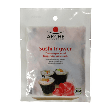 Marinated ginger for sushi making, organic