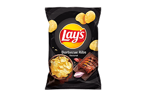 Grilyje keptų šonkauliukų skonio bulvių traškučiai LAY'S, 130g
