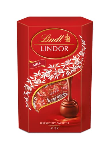 LINDT LINDOR milk chocolate balls, 200g