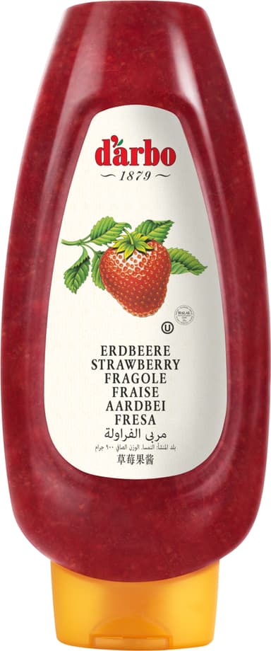 Strawberry spread D'ARBO, 900 g