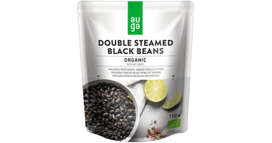 Ready-to-use organic black beans without brine
