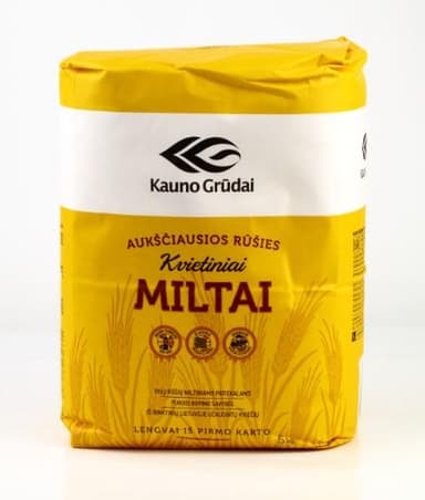 Kvietiniai miltai KAUNO GRŪDAI, 550C, 5 kg