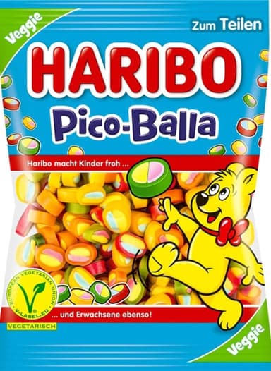 Gummies HARIBO, Pico Balla, 160 g