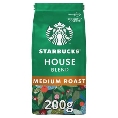 Ground coffee STARBUCKS House Blend, medium roasting, 200 g