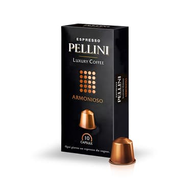 Coffee capsules PELLINI Armonioso, 10x5g