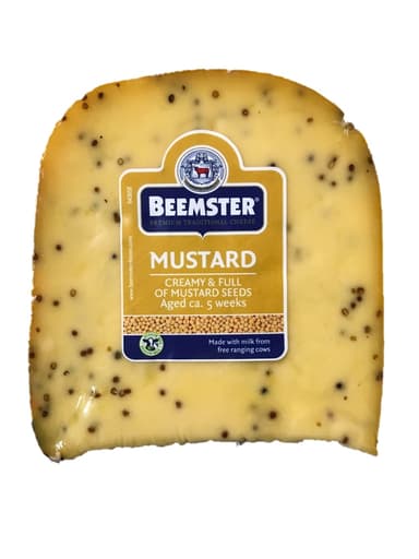 Puskietis sūris BEEMSTER, su garstyčiomis, brandintas 5 savaites, 250 g