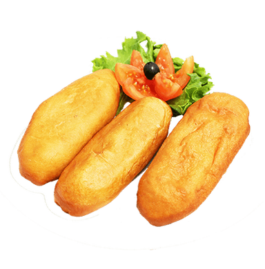 Honey doughnut with meat filling, 85 g