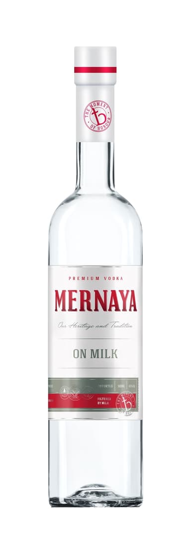 Vodka MERNAYA On Milk, 40 %, 0,5 l