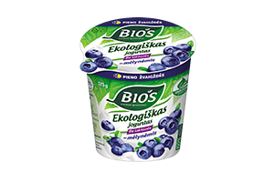BIOS yogurt with blueberries 3.5% 125g