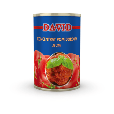 Tomato paste DAVID, 28-30%, 4.5 kg