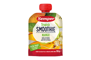 Tropinių vaisių SMOOTHIE SEMPER 6 mėn., 90 g
