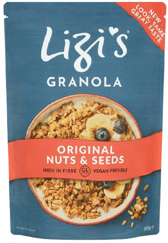 Granola su riešutais ir sėklomis