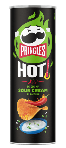 Užkandis PRINGLES Hot Kickin' Sour Cream, 160 g
