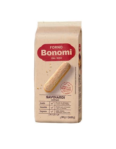 Butter dough cookies FORNO BONOMI, Ladyfingers, 300 g