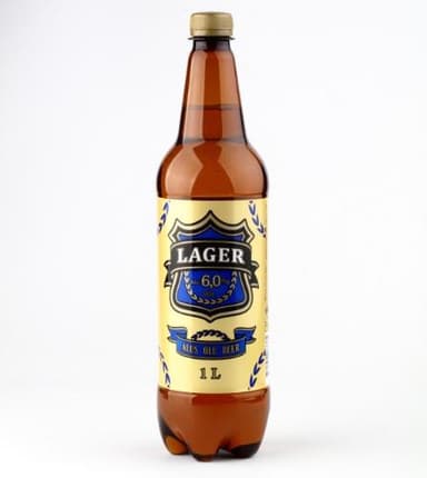 Beer Lager 6,0%, 1l PET