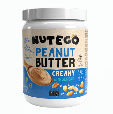 Peanut butter NUTEGO, creamy, with sea salt, 1 kg