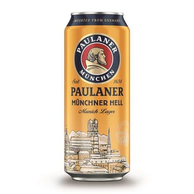 Alus PAULANER Munchner Hell, 4,9%, 0,5 l, skardinė D