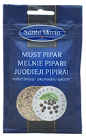 Grūsti juodieji pipirai SANTA MARIA, 18 g