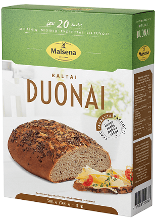 Miltinis mišinys MALSENA, baltai duonai, 508 g