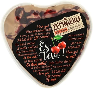 Ice cream ZEMNIEKU witg chocolate-cherry 450g