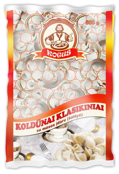 KLASIKINIAI koldūnai, su mėsa, 800 g