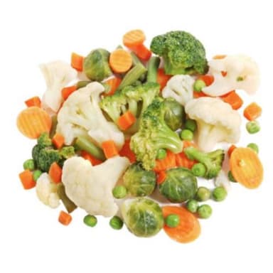 Frozen IQF vegetables grill mix, 2,5 kg