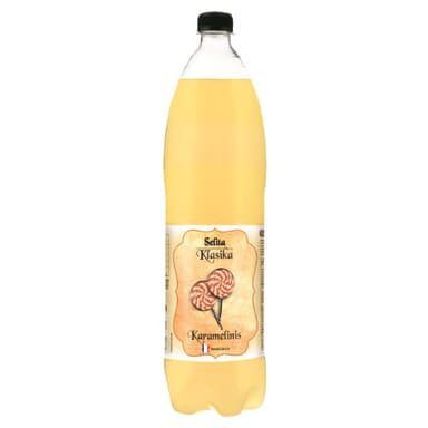 Carbonated soft drink SELITA Klasika, caramel flavor, 1.5 l