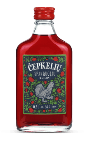 Trauktinė ČEPKELIŲ, spanguolių, 36%, 0,2 l