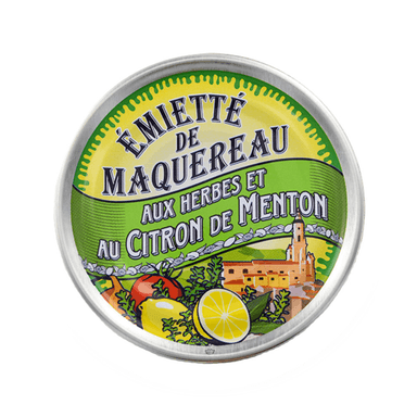 Skumbrė su Mentono citrinomis ir Provanso prieskoniais alyvuogių aliejuje