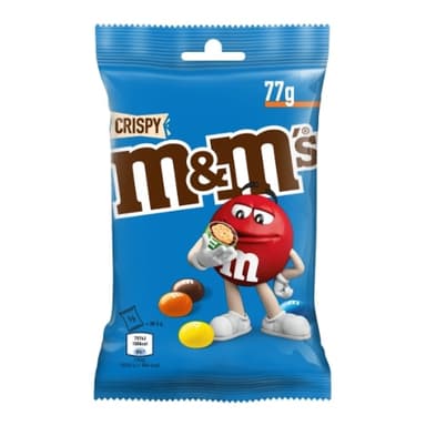 Dragee M&M's Crispy, with crispy filling, 77g