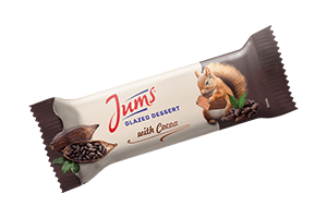 Glaistytas desertas su kakava JUMS 24.5% 38g