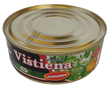 Braised chicken in jelly, canned, 240 g