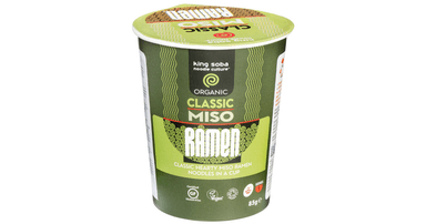 Quick-cooking MISO RAMEN noodles, classic, organic