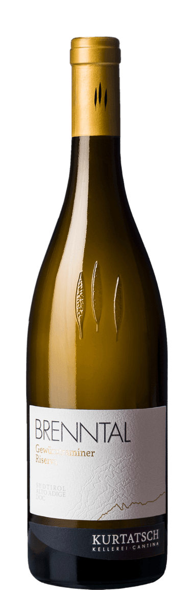 Wine, KURTATSCH, BRENNTAL riserva, Gewürztraminer DOC, Riserva, white, 0.75l
