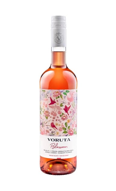 Wine drink VORUTA, blossom, apple, cherry, rosehip flowers, 7 %, 0,75